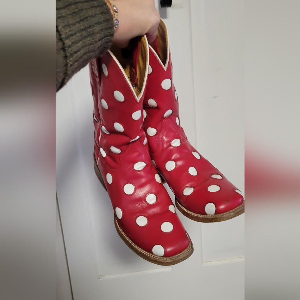 COPY - Tin Haul Discontinued Polkadot boots